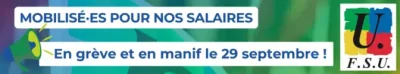 Article : Fonction publique en grève le 29 septembre !
